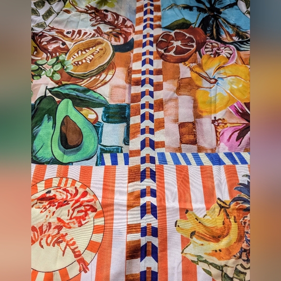 NWOT XL Women's 2 Piece Pajama Lounge Set, Tropical Paradise Pattern - Picture 10 of 14